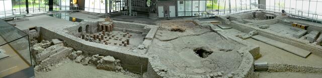 Panoramasicht der Kleinen Therme im APC