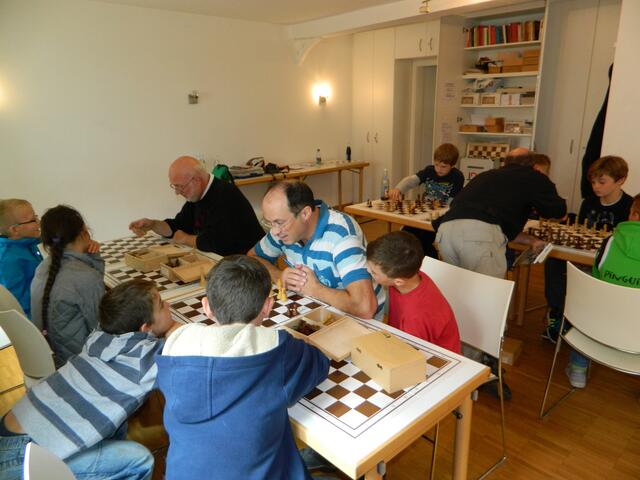 ... alle konzentriert bei der Sache