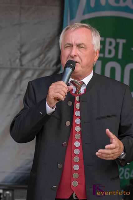 Schwabentag 2014 in Friedberg - Bezirkstagspräsident Jürgen Reichert bei der Eröffnung