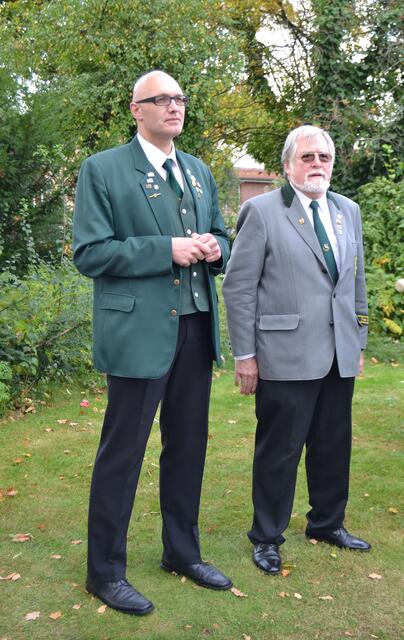Stellv. Kreismusikleiter Helge Schaubode (li.) und Hermann Buchholz, Kreismusikleiter (re.) vom KSV Burgdorf