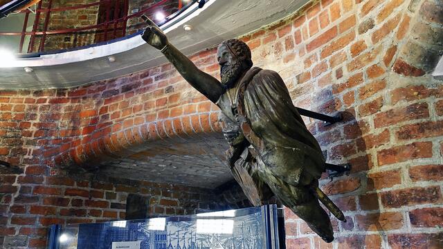 Galeonsfigur der Brigg „Jürgen Wullenweber“, Lübeck, 1848. Foto: Helmut Kuzina