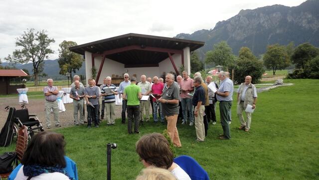 der Männergesangverein aus der Nähe von Aschaffenburg