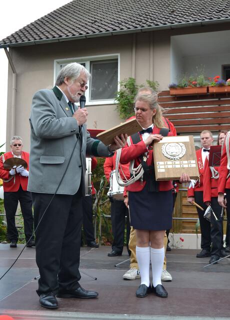 Ehrung für die Leiterin Daniela Meyer