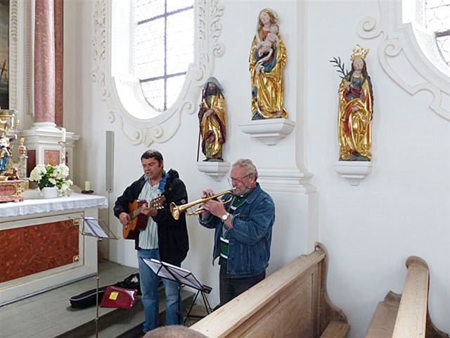die musikalische Bereicherung des ökonomischen Gottesdienstes | Foto: Angelika Prem