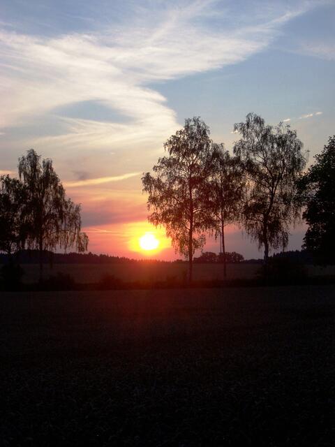 Sonnenuntergang bei Sankt Ottilien
