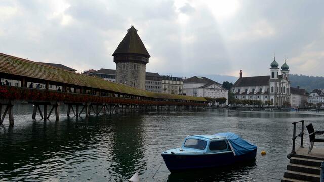 Wieder zurück zur Kapellbrücke