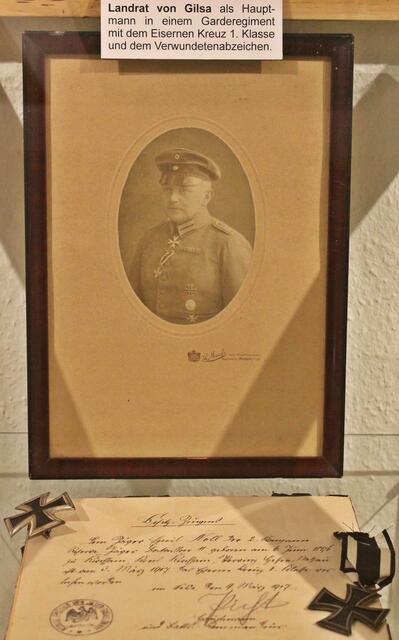 Hauptmann von Gilsa war Landrat in Kirchhain.