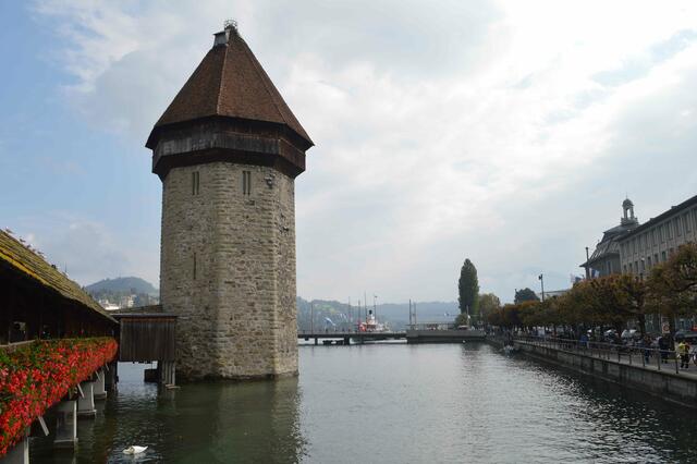 Der Wasserturm ist ein Wahrzeichen der Stadt Luzern