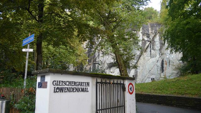 Nächster Halt Gletschergarten und Löwendenkmal