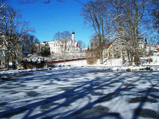 Winterliche Stimmung in Sankt Ottilien