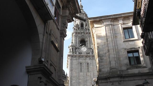 Enge Altstadt von Santiago