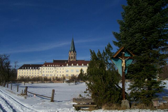 Winterliche Stimmung bei Sankt Ottilien