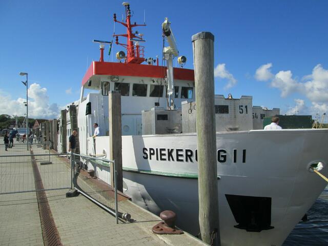 Angekommen - im Hafen von Neuharlingersiel.