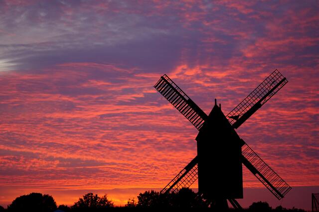 MÜHLENZAUBER - Bockwindmühle Wettmar - Ein traumhafter Sonnenuntergang im September