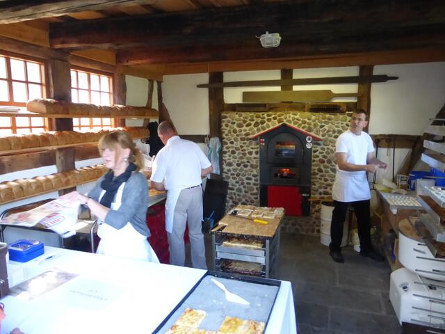 Diese kleine Bäckerei ist auch ein Teil des alten Otzer Dorfes.