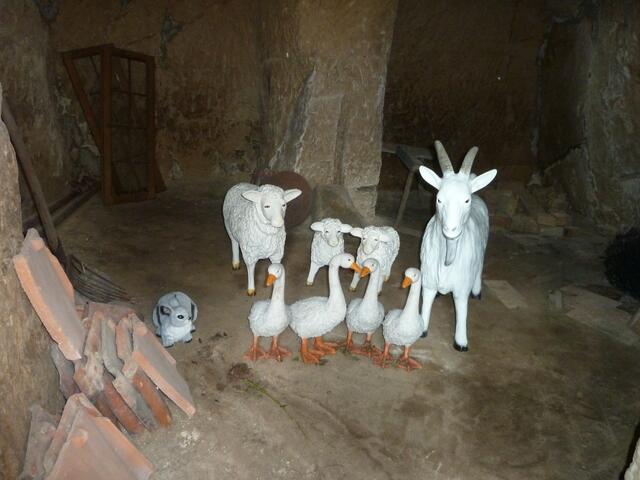 Wurde später als Vorratsraum und Tierstall genutzt.