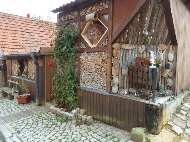 Ein Haus in dieser Straße.