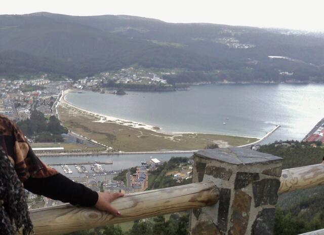 "Ria" des Flusses Landro in Viveiro