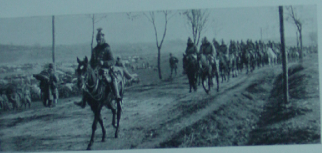 Österreichische Ulanen bei Hermanovice
