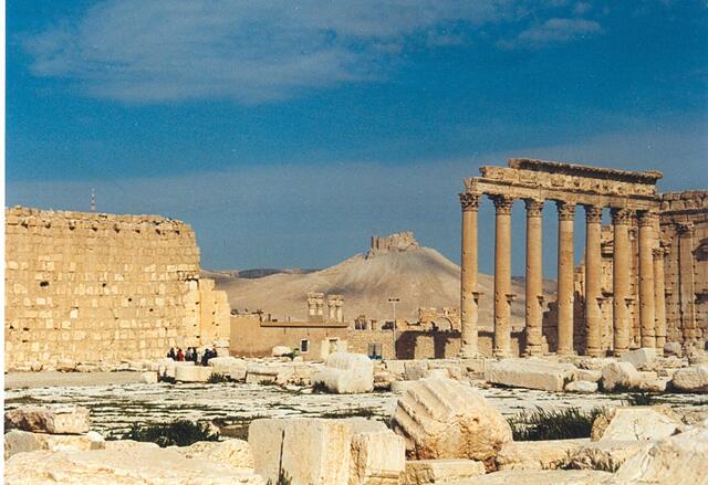 auch Palmyra ist vom Krieg betroffen