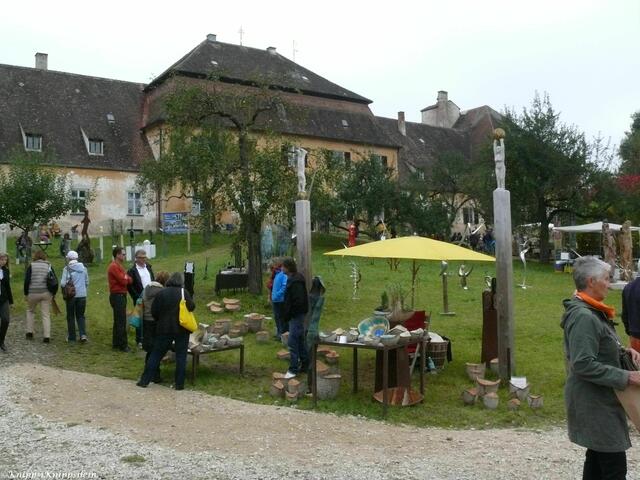 Viel anzuschauen gab es auch draußen, im herrlichen Garten