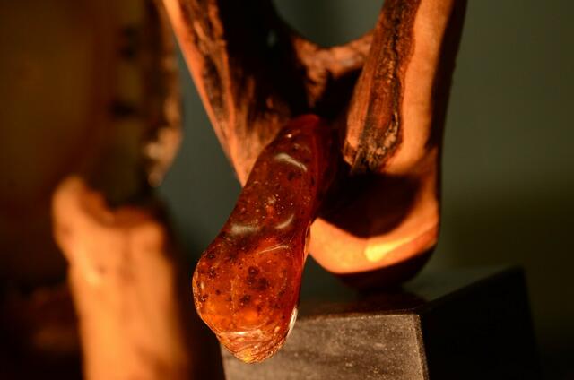 hobbykunstausstellung Garbsen 2014   06  bernstein und holz - eine ideale verbindung