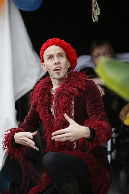 Poet und Performer: Dionyso | Foto: Egbert Kraus
