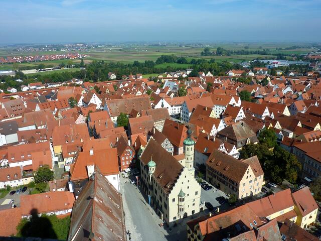 Blick auf das Rathaus