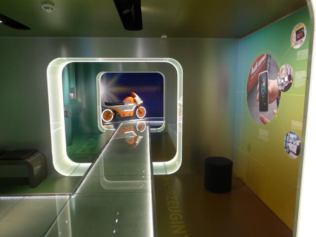 Die Zukunft der Motorisierung war am Ende des Rundganges.