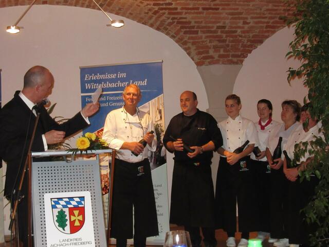 Ein Danke vom Landrat bekamen die Küchenchefs.