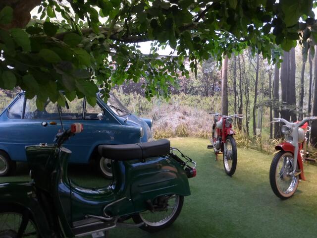 Diesen Raum fanden die meisten Herthaner am Besten. Ein Schwimmauto, ein toller VW-Bus und das Urlaubsgefühl. Und das toppte noch die tolle Musik.