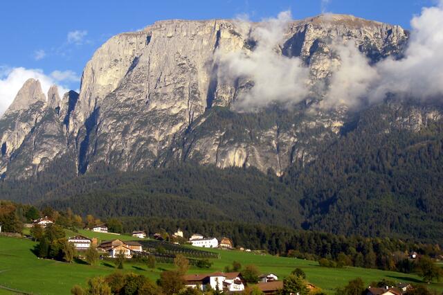 Der Schlern grüßt herrüber