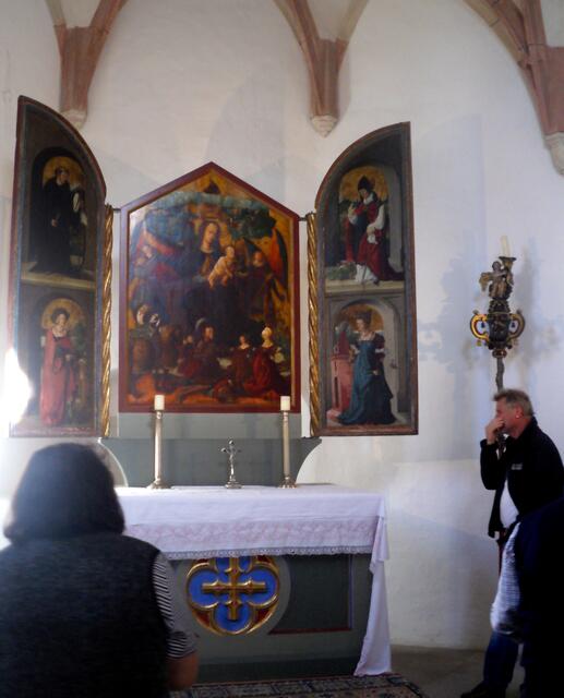 Flügelaltar in der Schlosskapelle