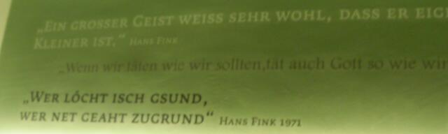 Mit tiefen Sinn
