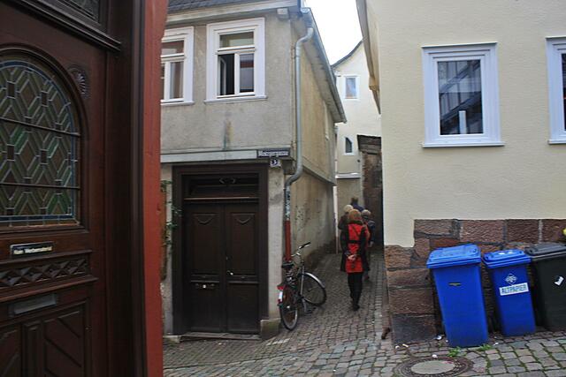 die Metzgergasse, bin das erste mal hier durchgegangen