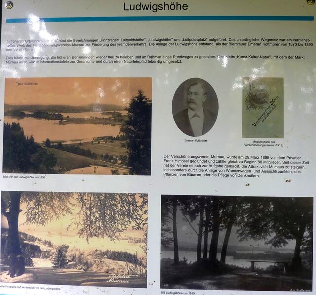 Die Ludwigshöhe bietet einen fantastischen Ausblick auf den Staffelsee.