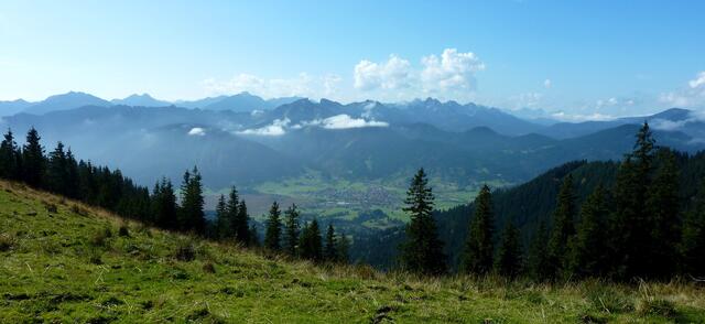 Traumhafter Blick auf Bad Kohlgrub