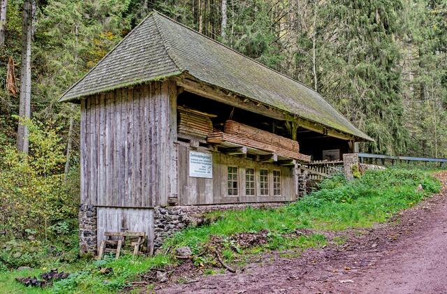Alte Säge im Löffeltal