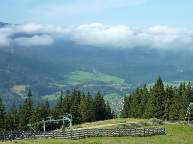 Blick auf Bad Kohlgrub