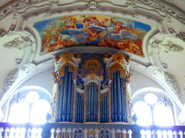 Die Orgel ist ein wahres Kunstwerk.