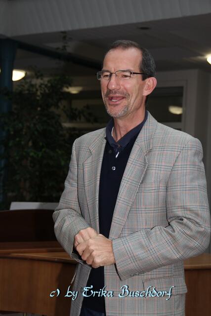 Einrichtungsleiter Martin Gedon begrüßte die Gäste
