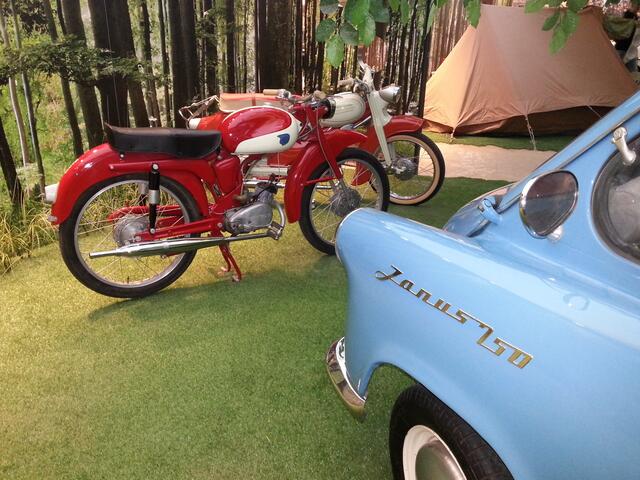 zum Camping in den 50ern