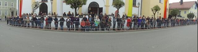 noch lange vor Beginn