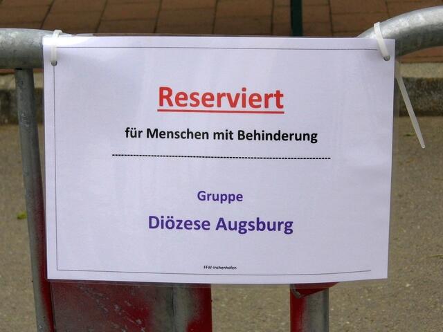 auf reservierten Plätzen