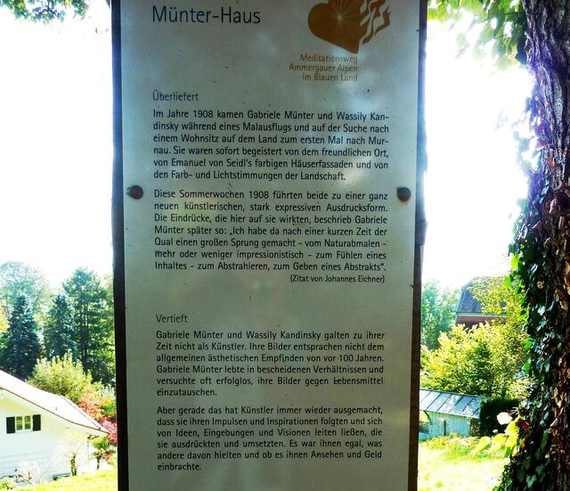 Info zum Münter-Haus