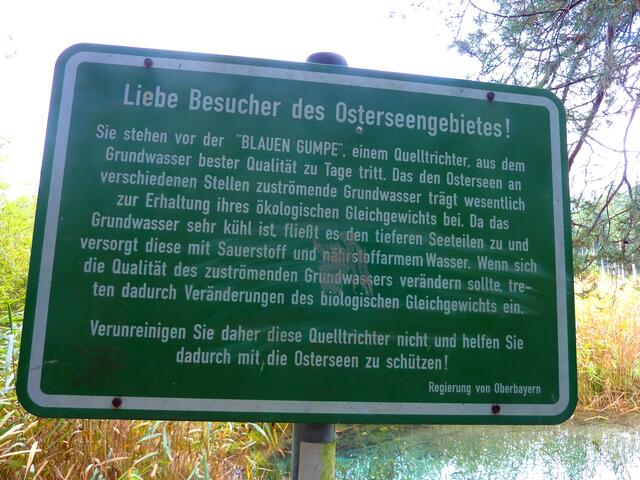 Info "Blaue Gumpe"