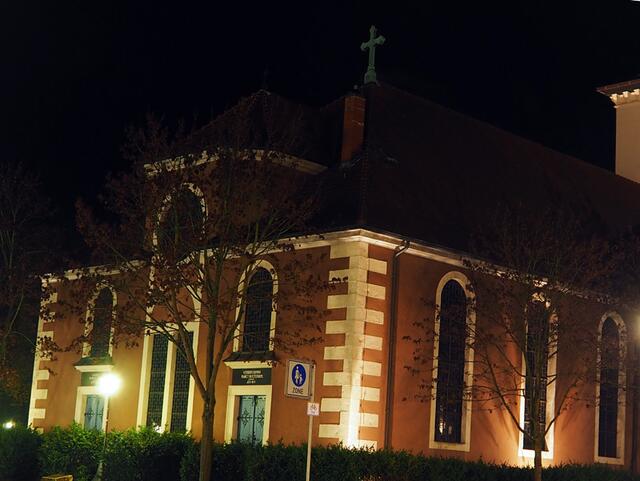 Blick zur Kirche