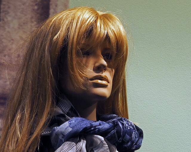 Portrait einer Schaufenster - Puppe