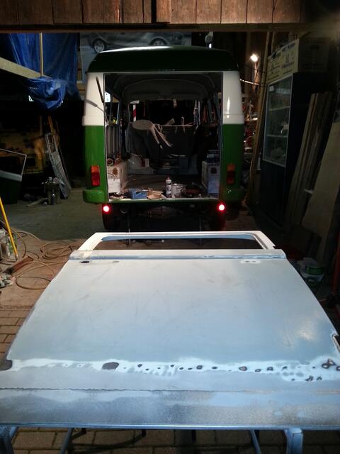 maroder Heckeinstieg