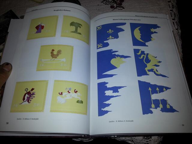 Beispielseite - Fahnen eines Regimentes